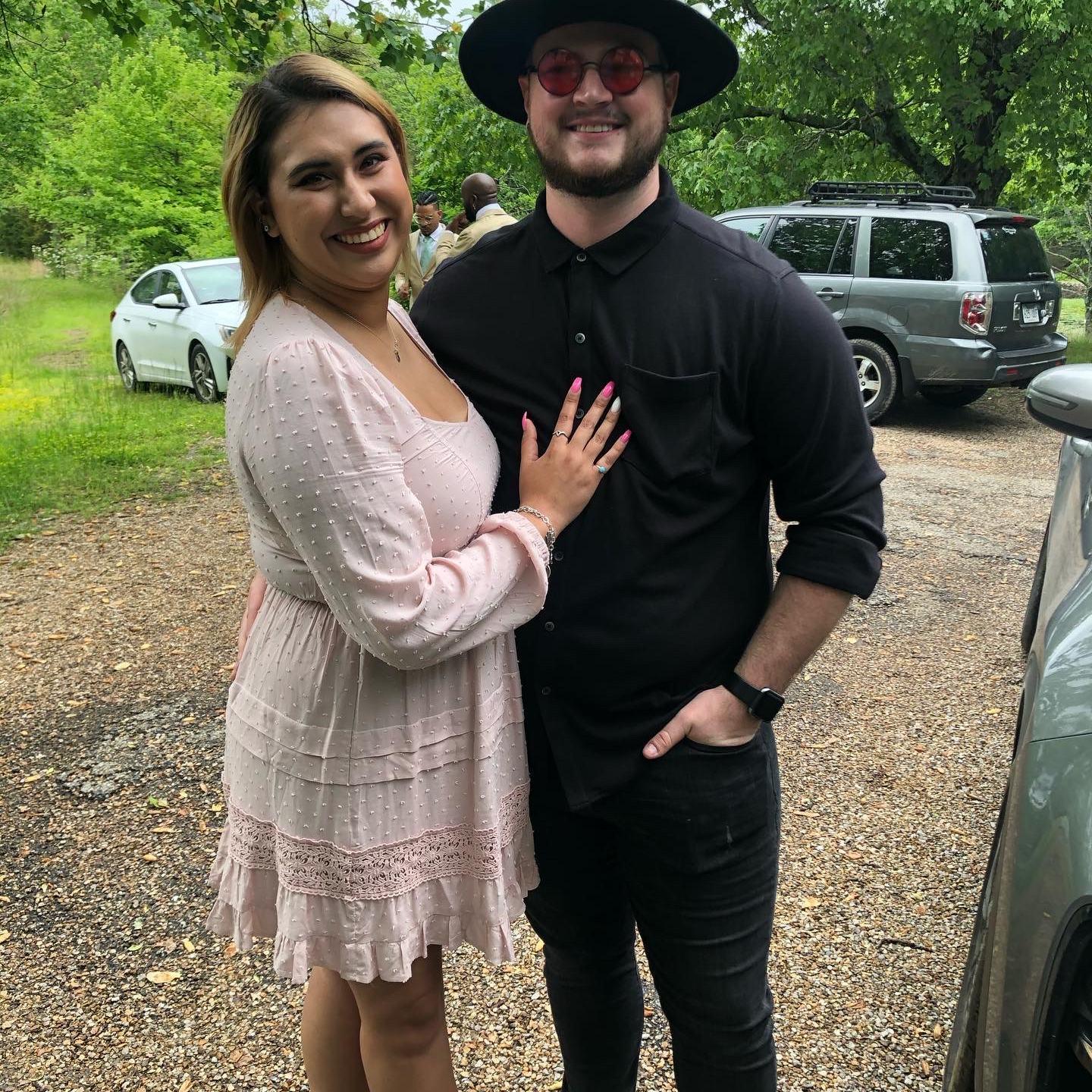 At a friends wedding in Arkansas!