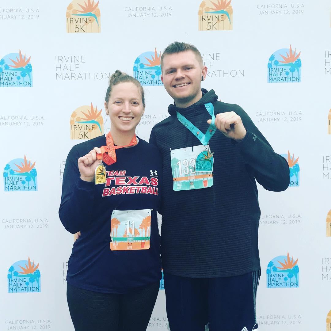 Our first race together!