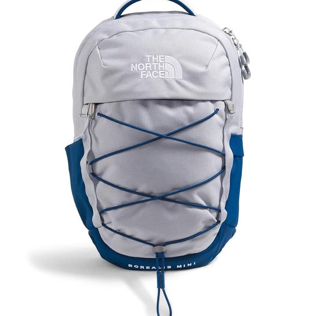 The North Face 10L Mini Borealis Every Day Backpack - PFAS Free, Mystic Haze Dark Heather/Estate Blue, One Size