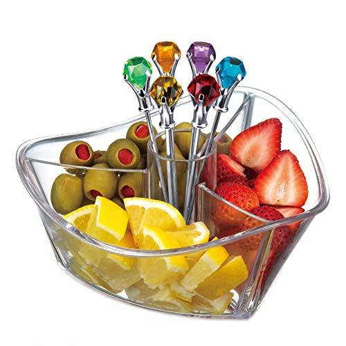 Prodyne GS-7-C Garnish Server, One Size, Clear