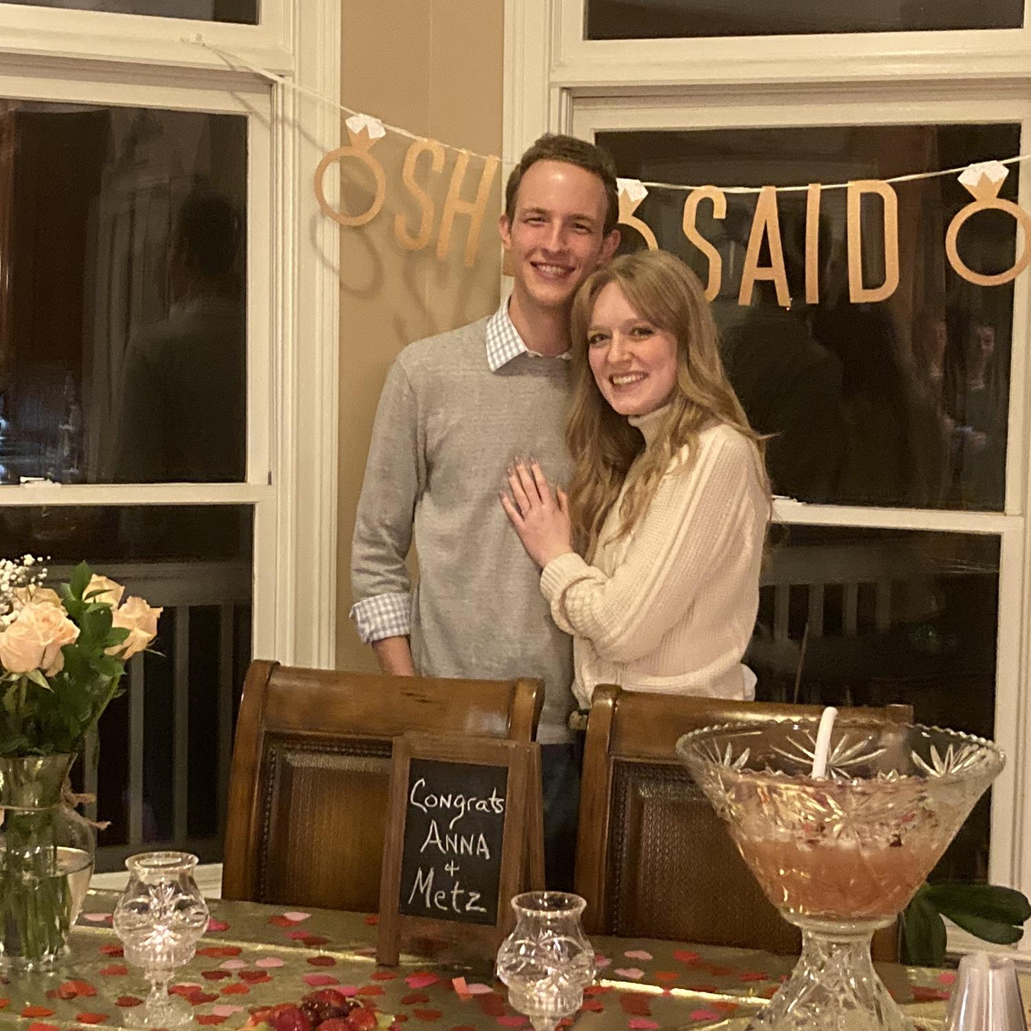 A little "Post Engagement" celebration!