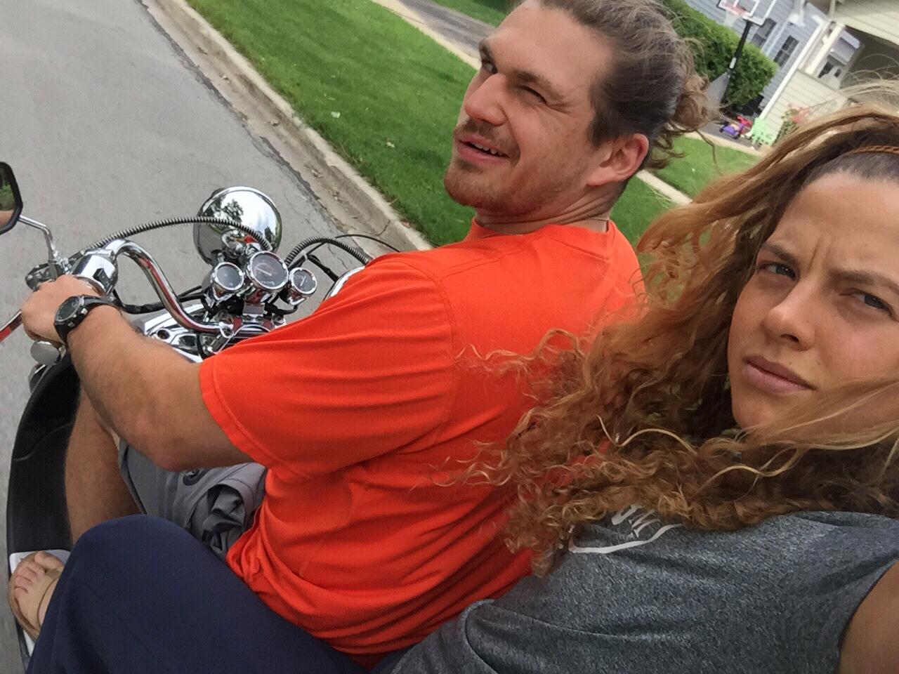 the famous first scooter ride