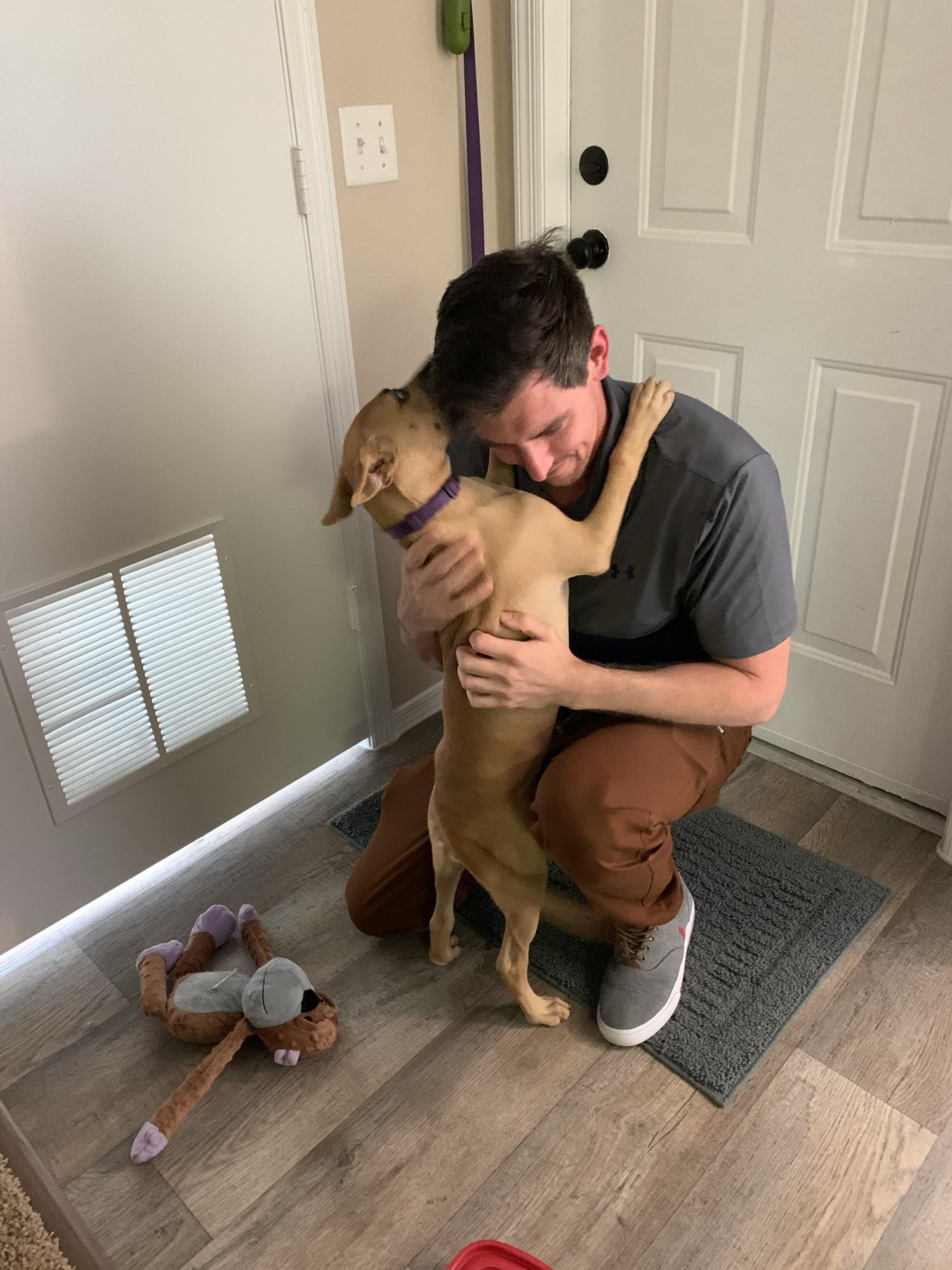 The only other girl that gives Chris a million kisses, little miss Luna.