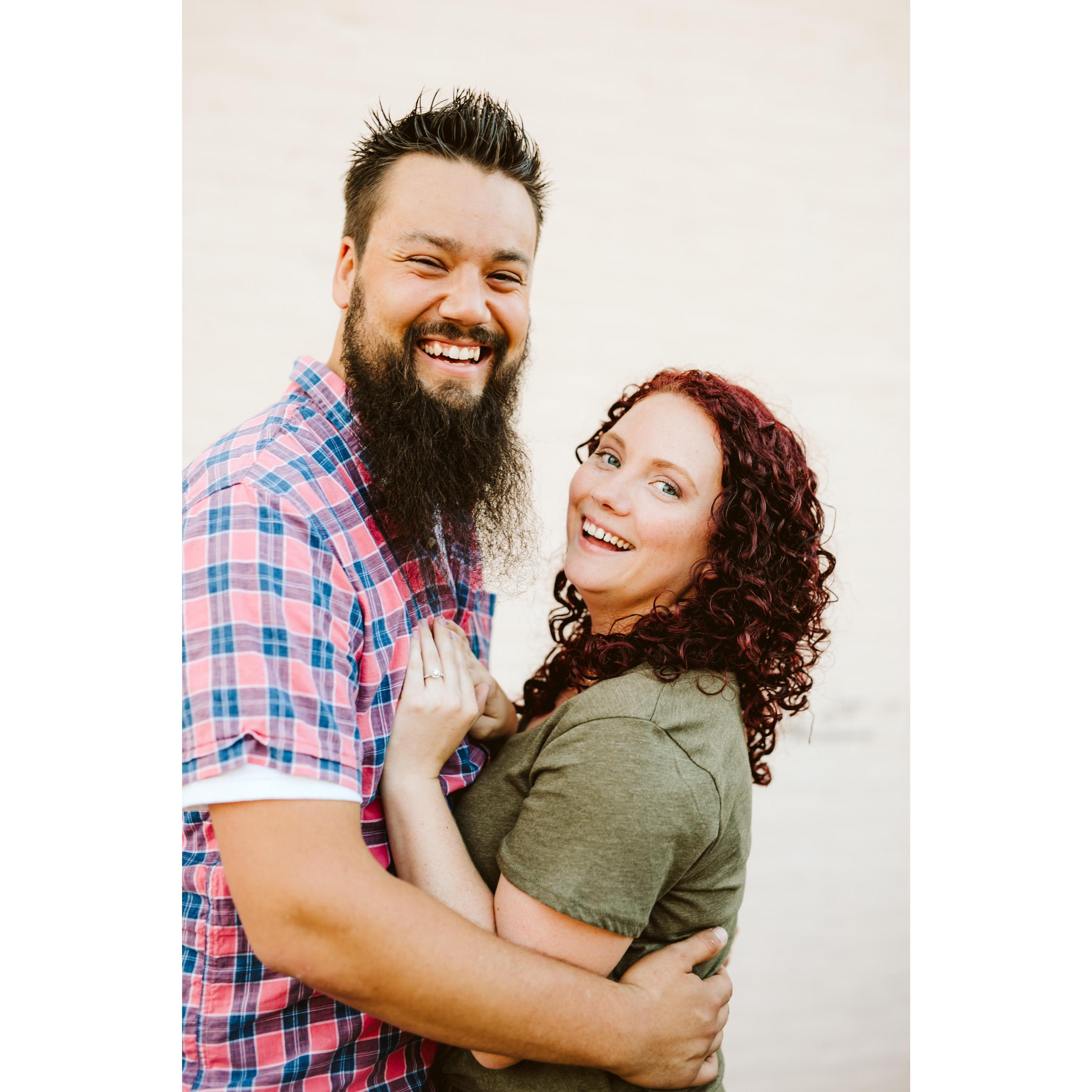 Engagement photos taken by Tessa June Photography