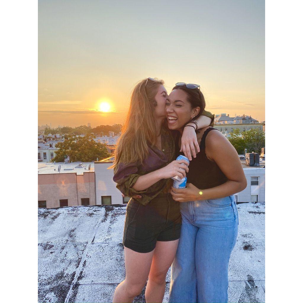 Our first photo together! July 4th, 2020.