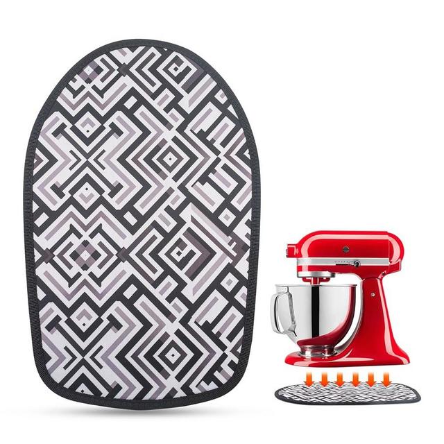 for Kitchen Aid Mixer Sliding Mat - Slider Mat for Kitchen Aid Artisan 4.5-5 Qt Tilt-Head Stand Mixer, Mover Mixer Slider Pad for Kitchen Aid Mixer Attachment Kitchen Appliance Countertop Accessories