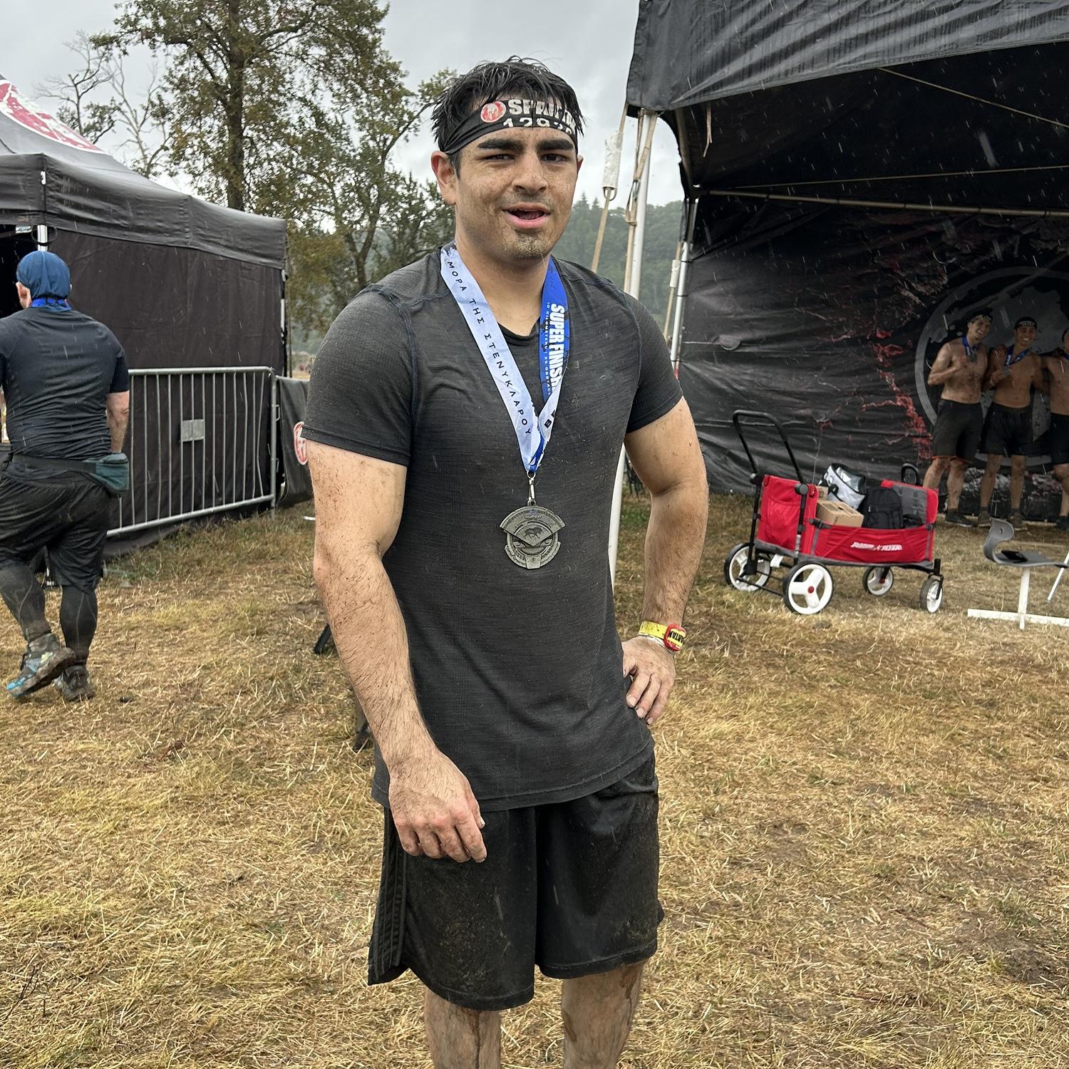 Rajas ran the spartan race again