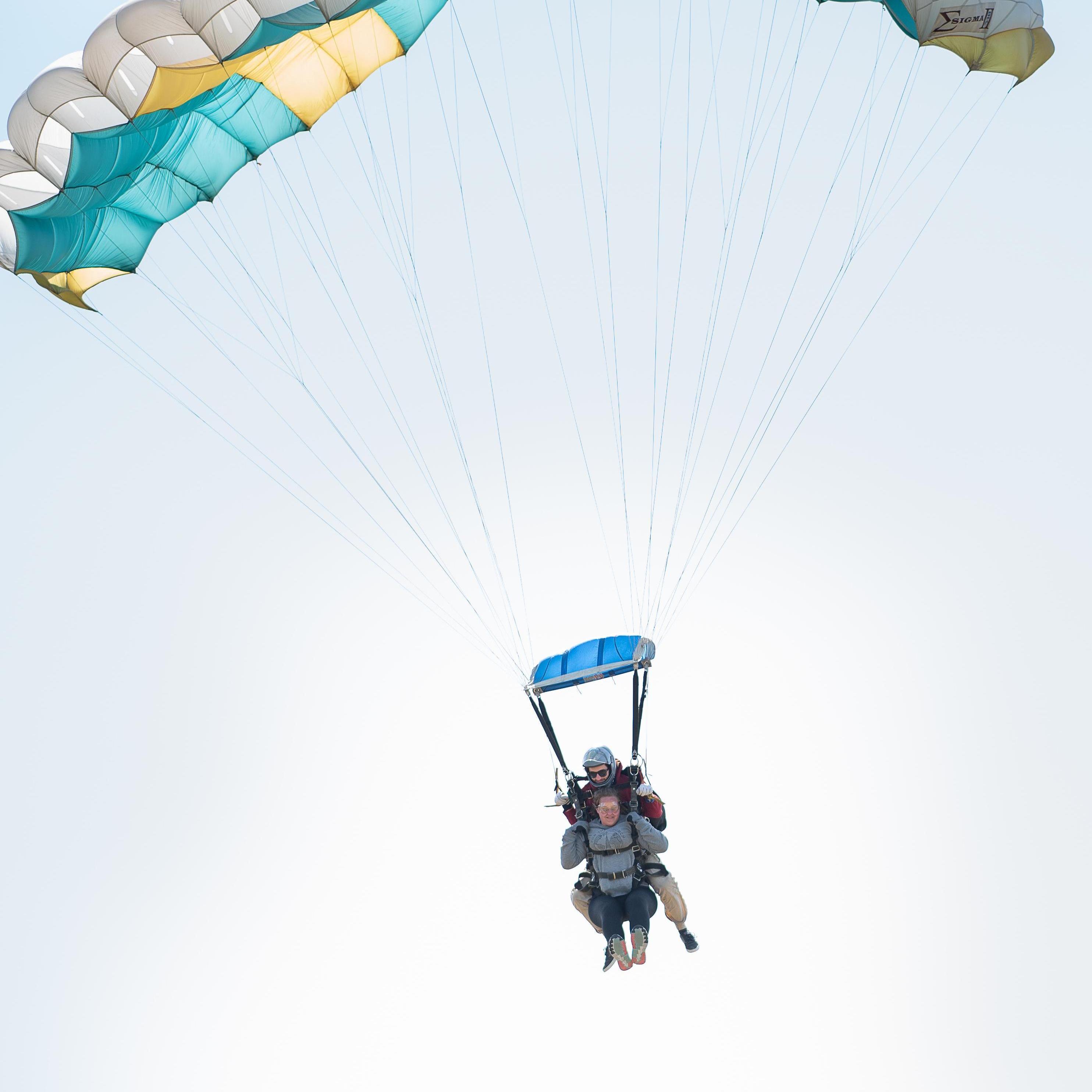 It may look like Layna is looking at the camera, but she still had no idea that anything special was going on! (Aside from the obvious falling out of the sky thing...)