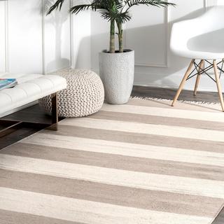 Ashlee Striped Flatweave Area Rug