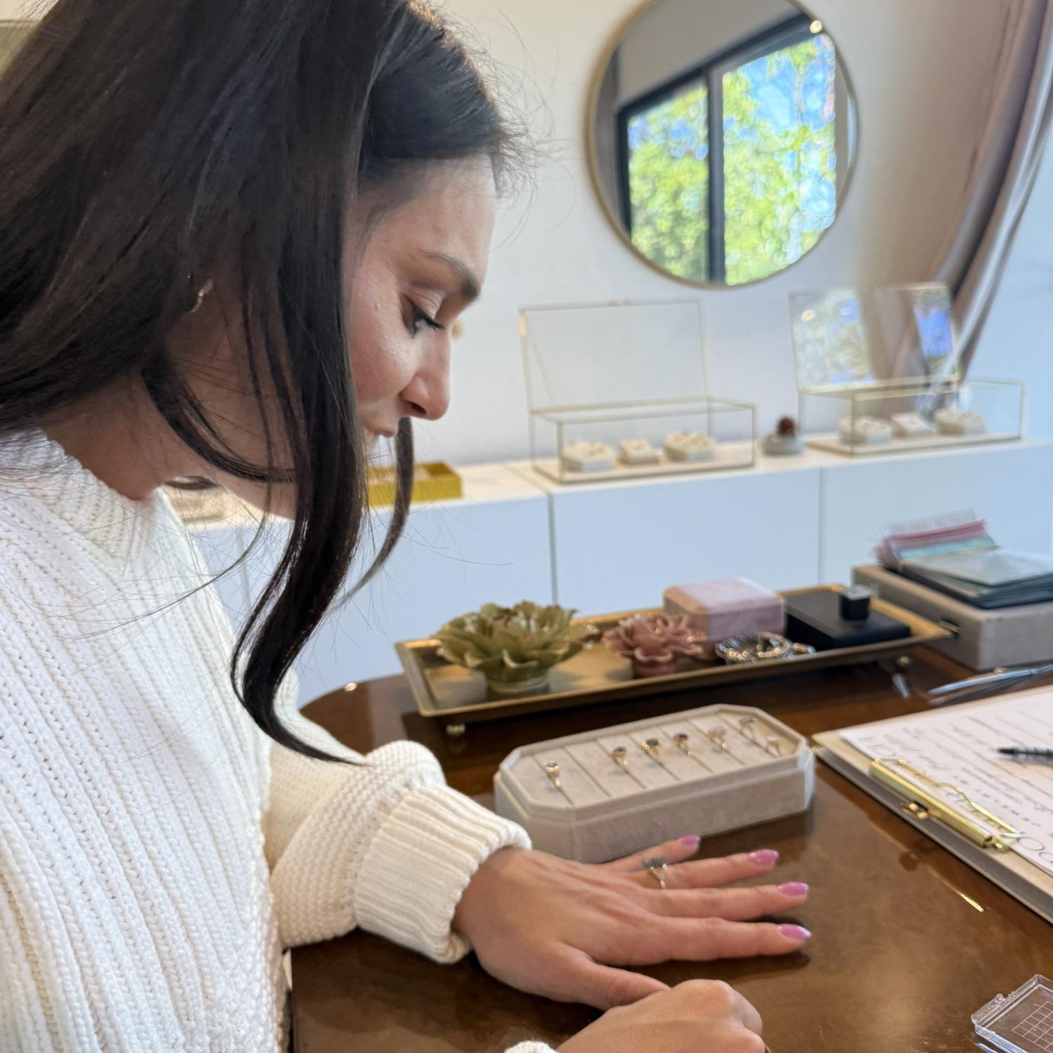 Our surprise engagement trip to San Francisco doing a little ring shopping