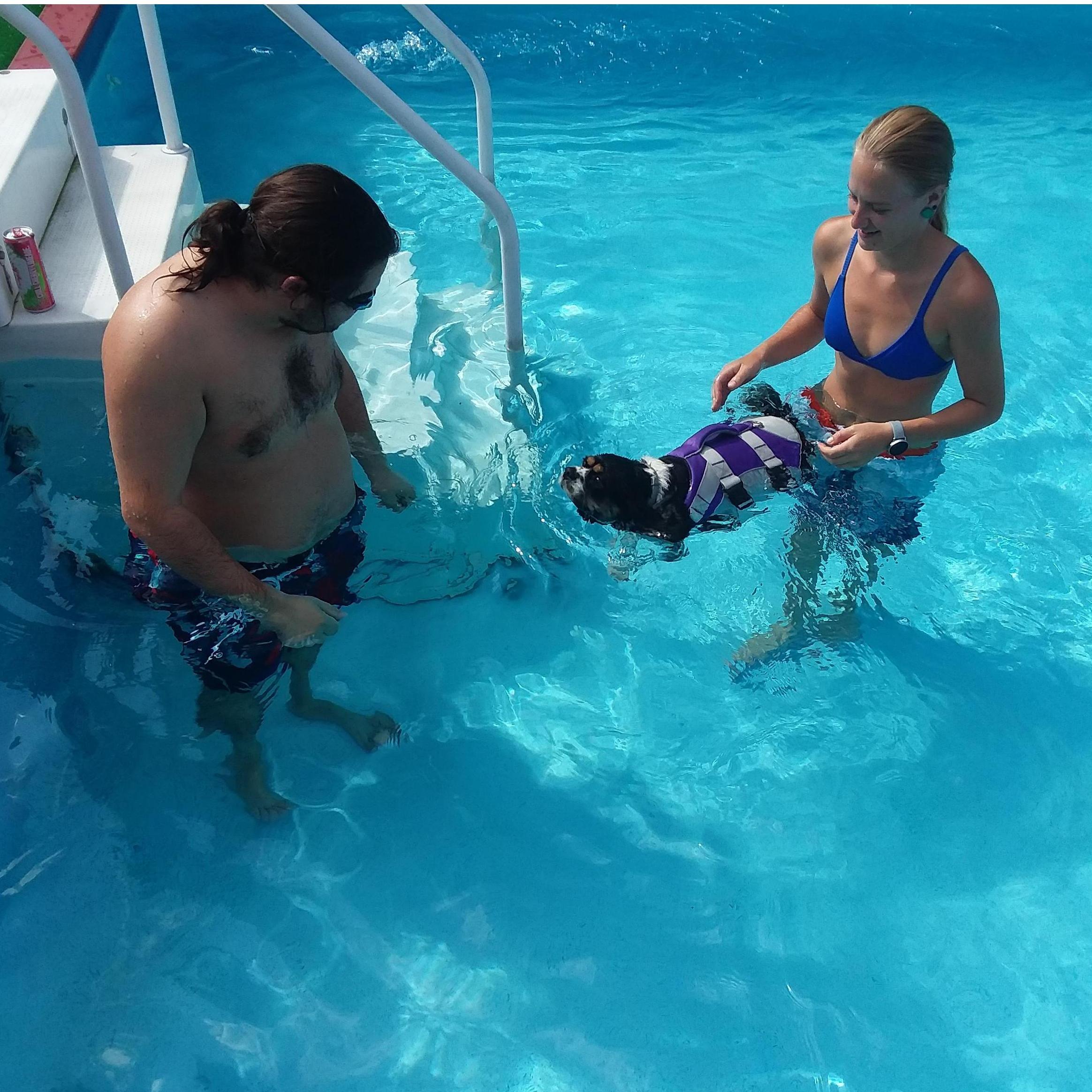 Summer fun with the fur baby!