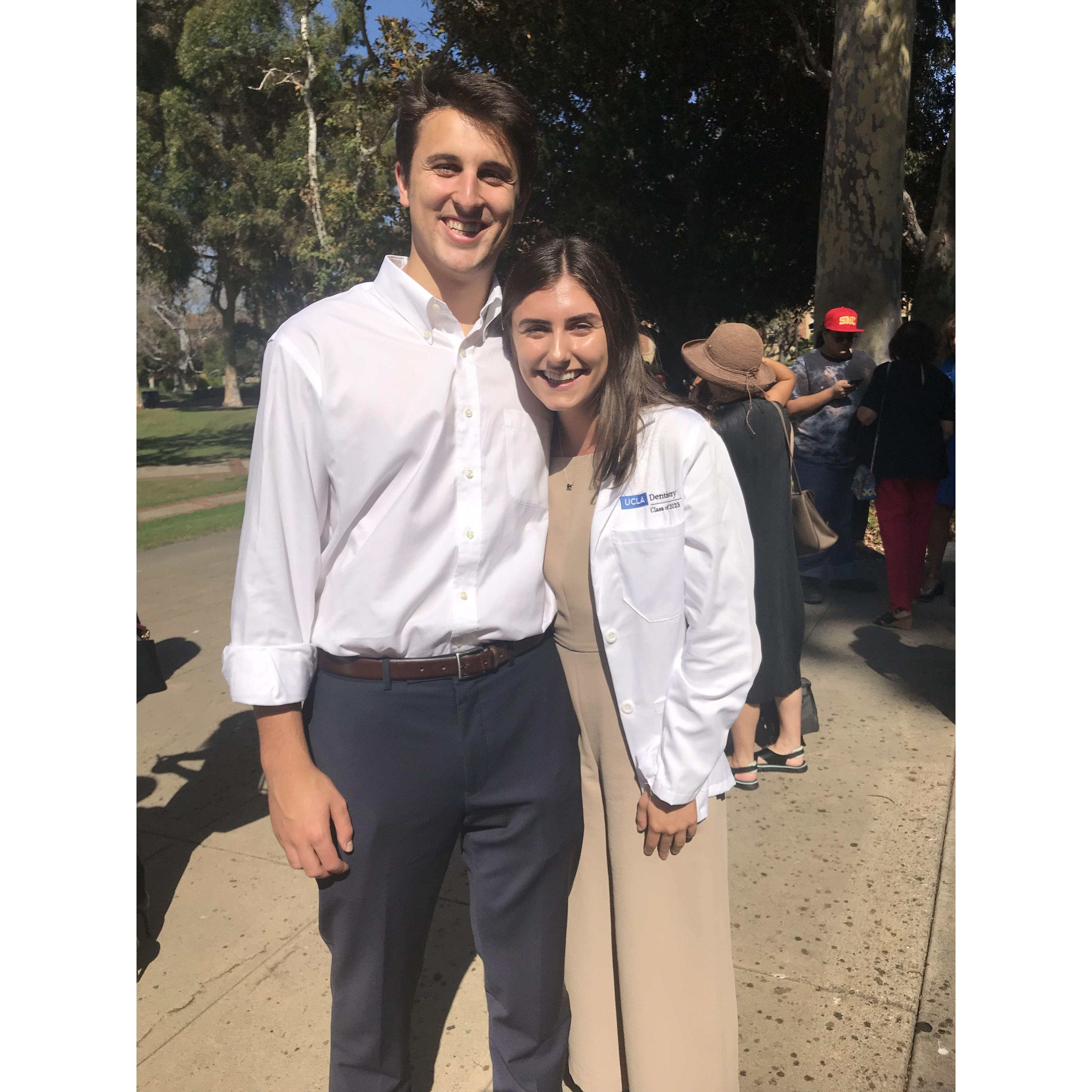 After college, Julia started dental school at UCLA.