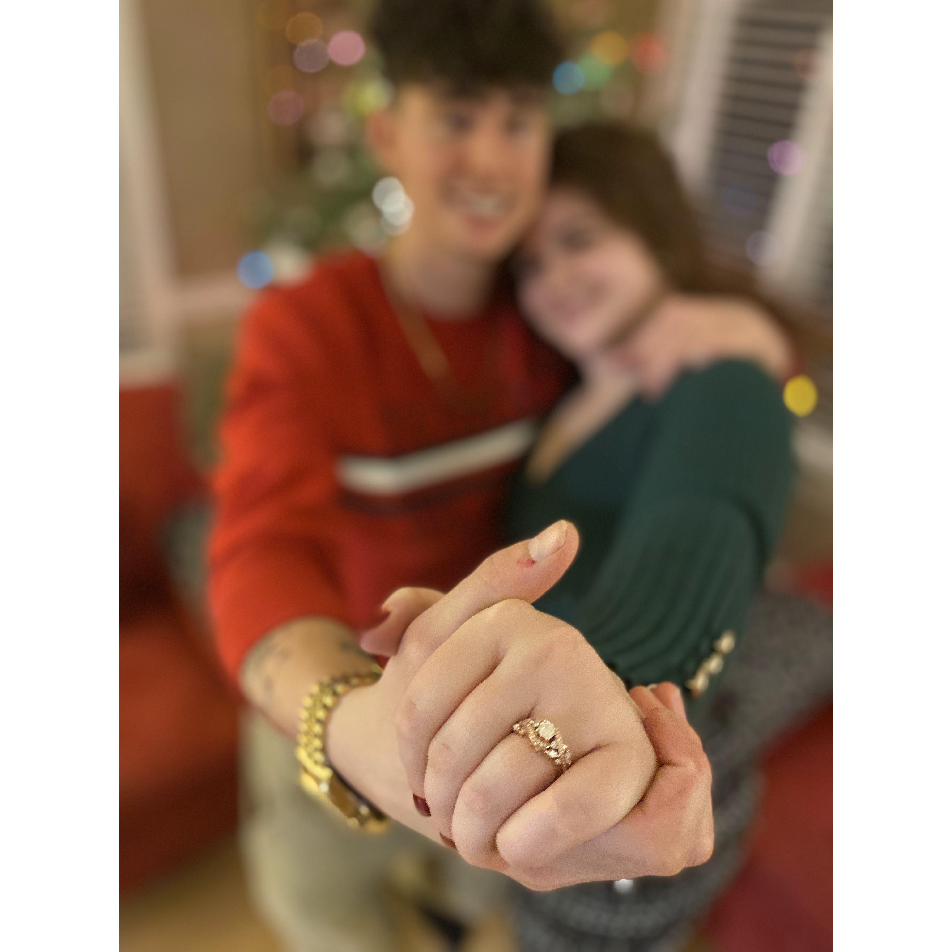 ENGAGED! Christmas Eve, 2022