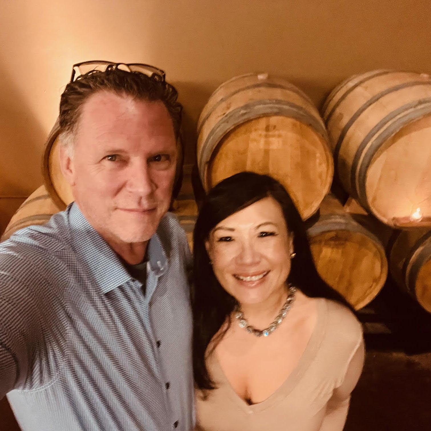 barrel of laughs at our wedding tasting