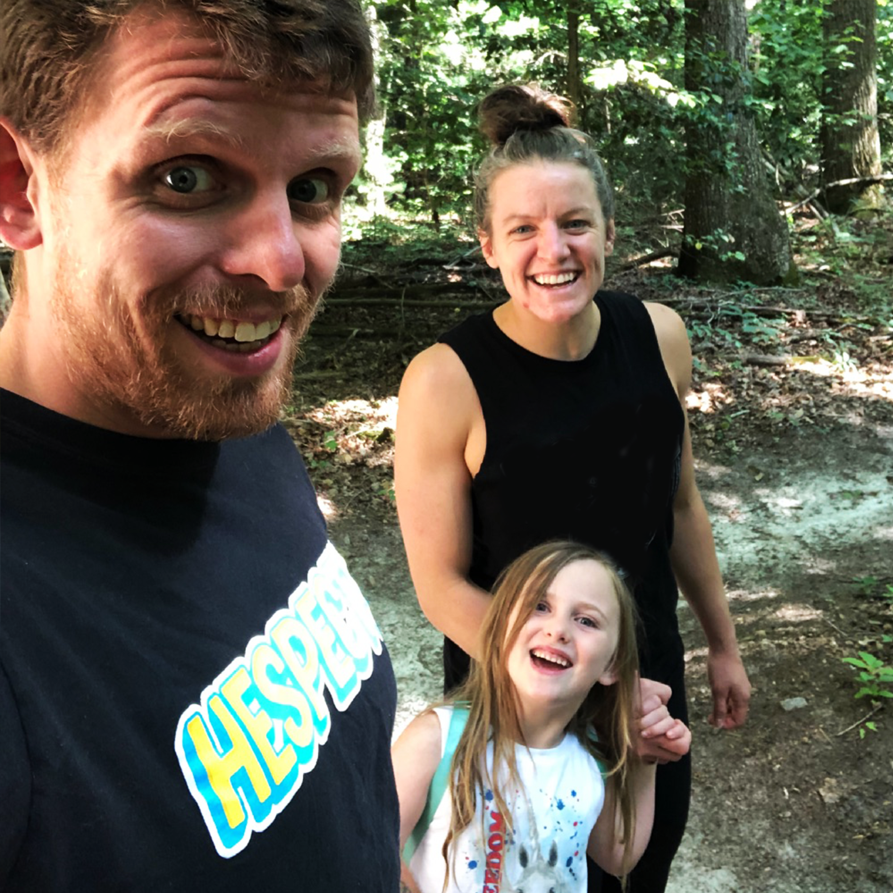 Going with Natalie on a walk on the Mountain to Sea trail