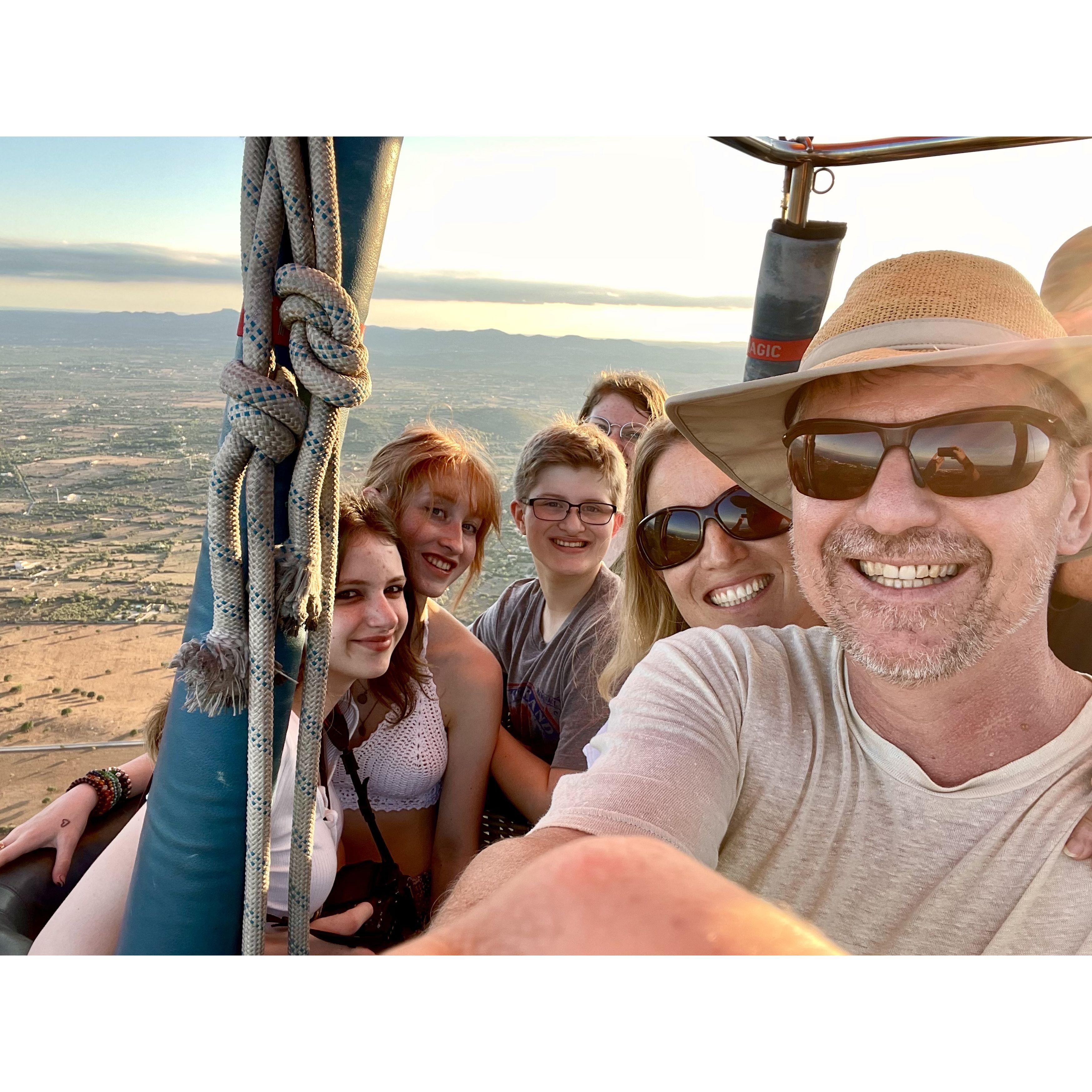 Hot air balloon ride in Mallorca