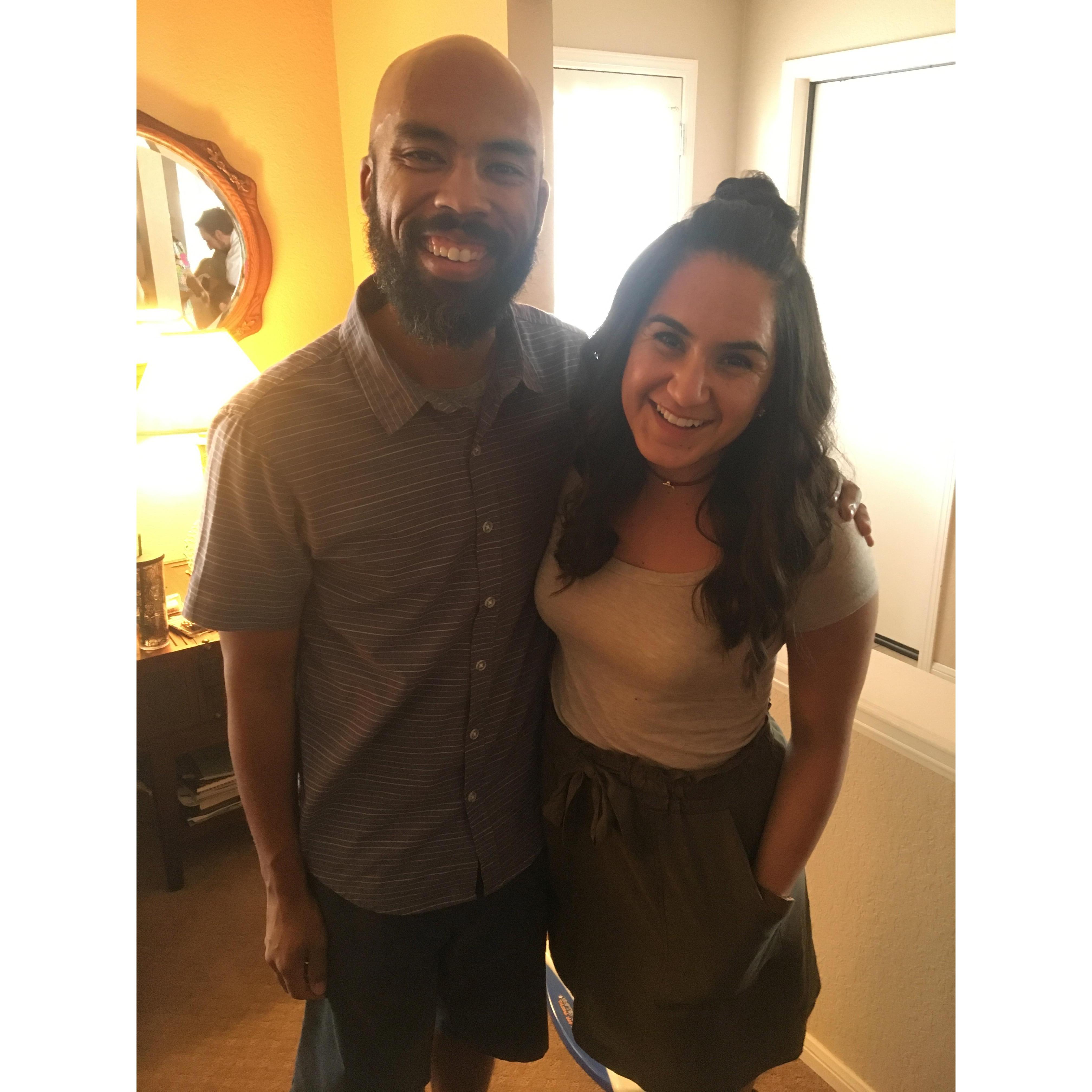 Our first "just us" picture. #JustFriends