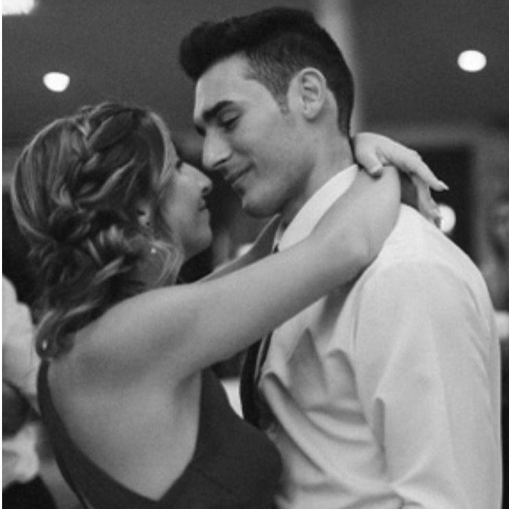 Enjoying our first of many weddings attended together