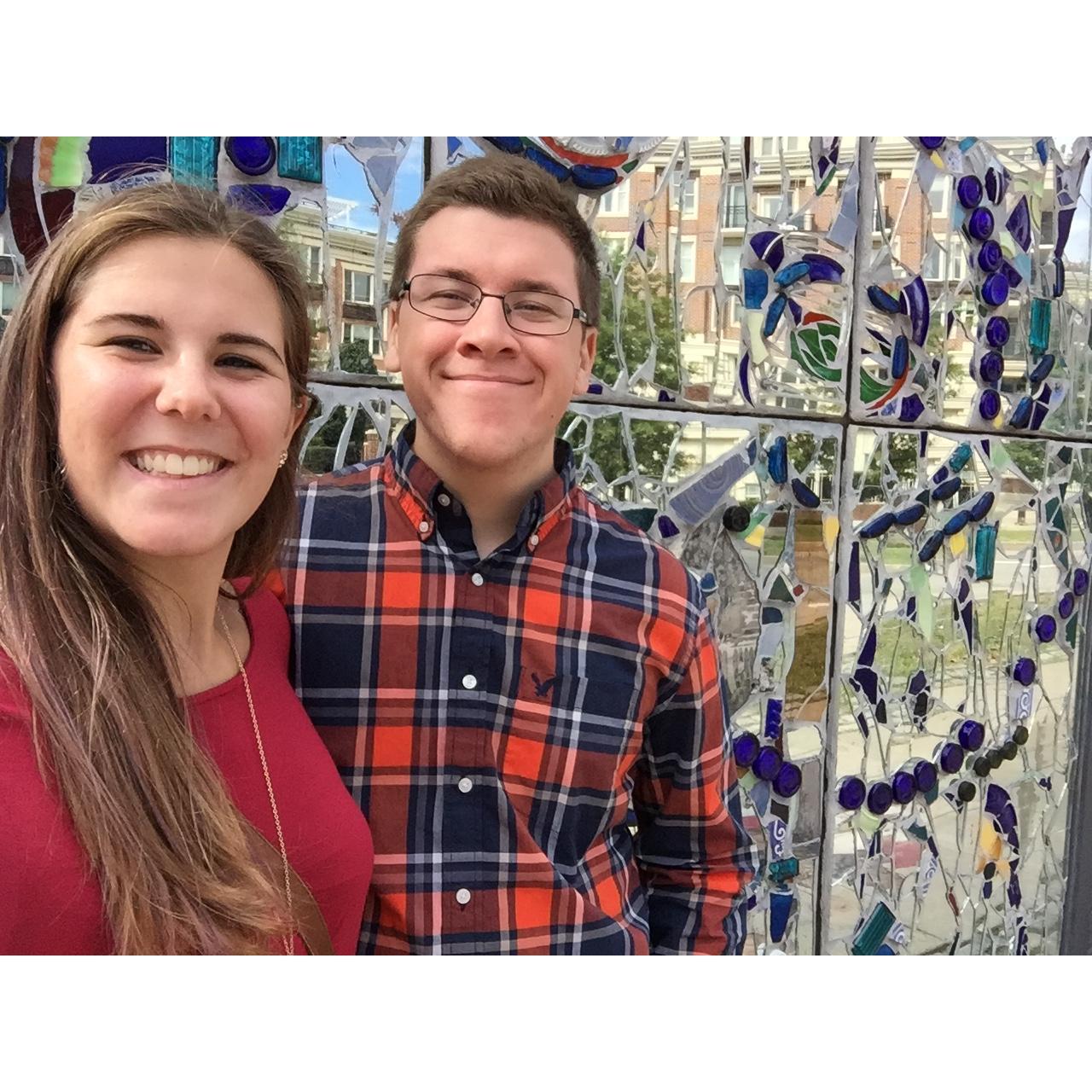 Our 6th month anniversary date to the Baltimore Aquarium and Visual Art's Museum