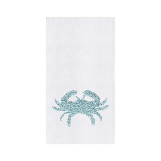 C&F Home Crab French Knot Flour Sack Kitchen Towel