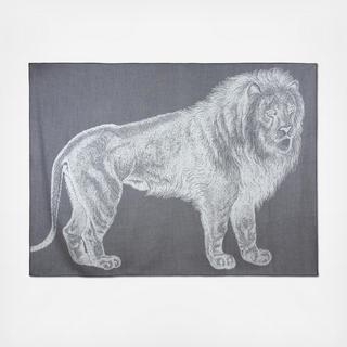 Lion Alpaca Throw