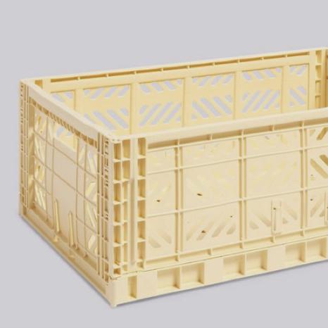 Colour Crate, Large - Light Yellow