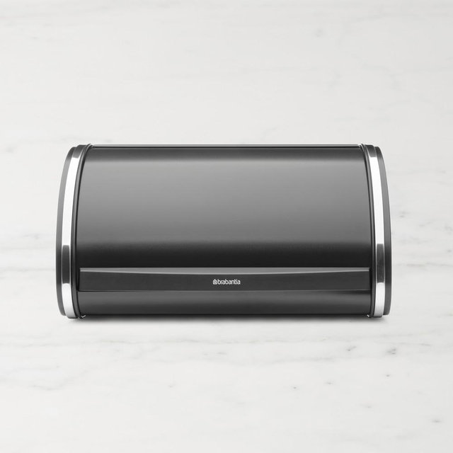 Brabantia Roll Top Bread Box, Medium, Matte Black