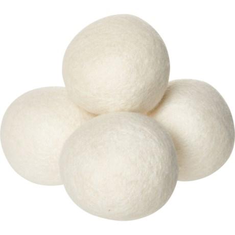 ECOLOGICAL Reusable Wool Dryer Balls - 4-Pack