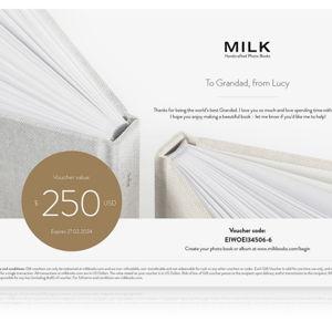 MILK Photo Book Gift Card