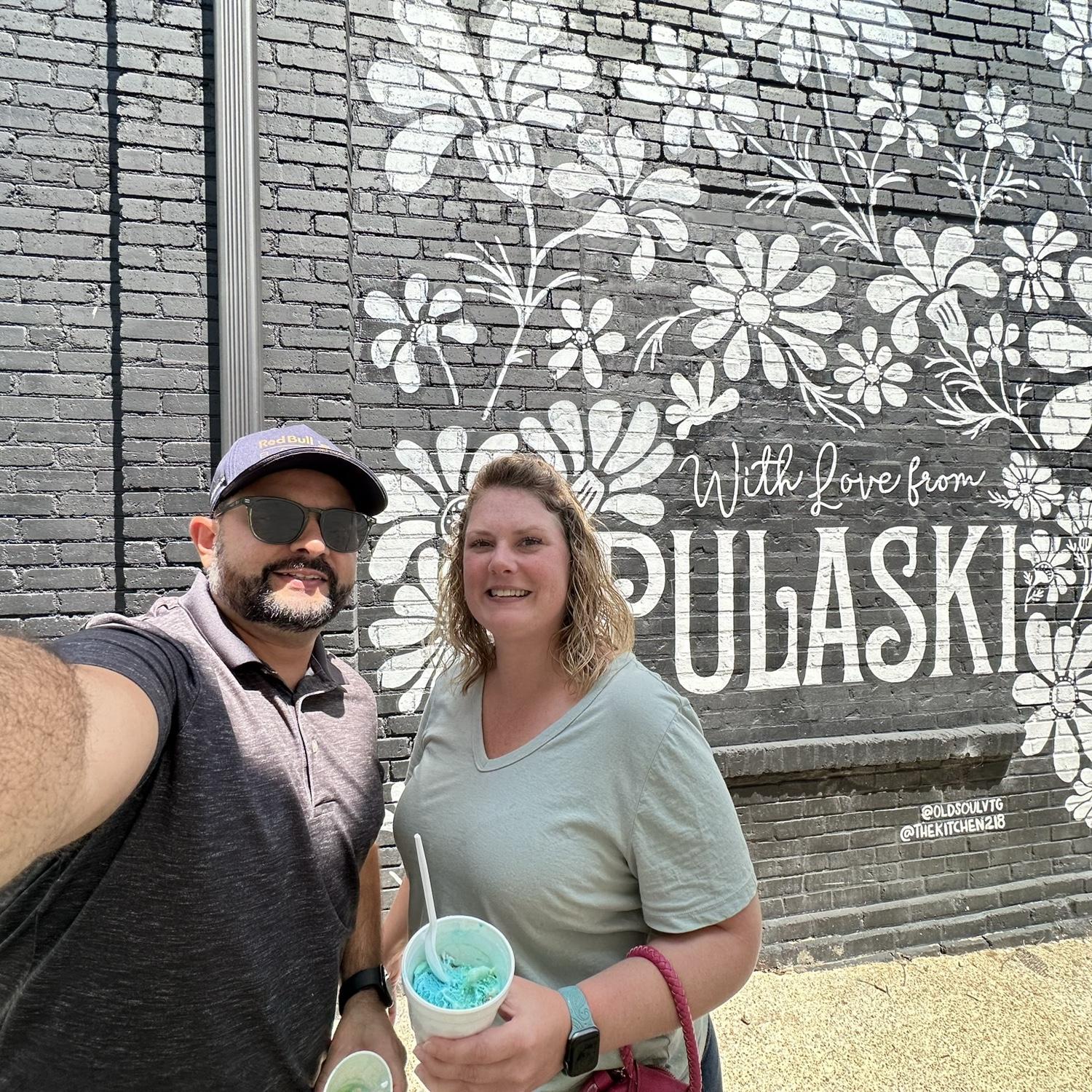 A fun trip to my little hometown, Pulaski, TN. And of course, we had to go to Reeve’s Pharmacy and get some awesome ice cream.