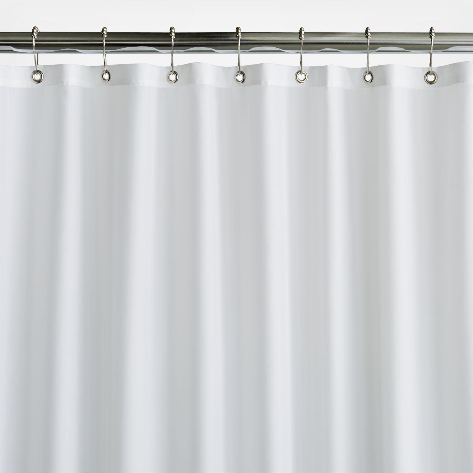 shower curtain liner with magnets