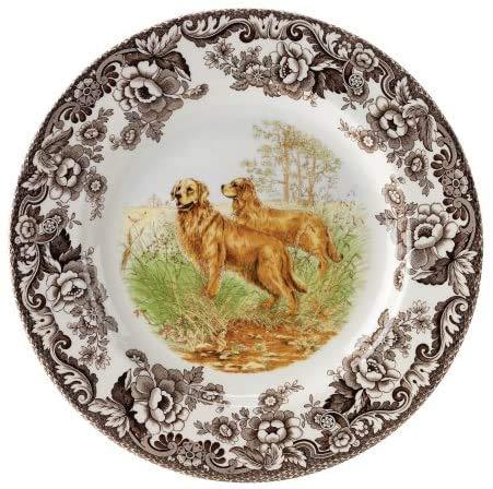 Spode Woodland Hunting Dogs Golden Re...