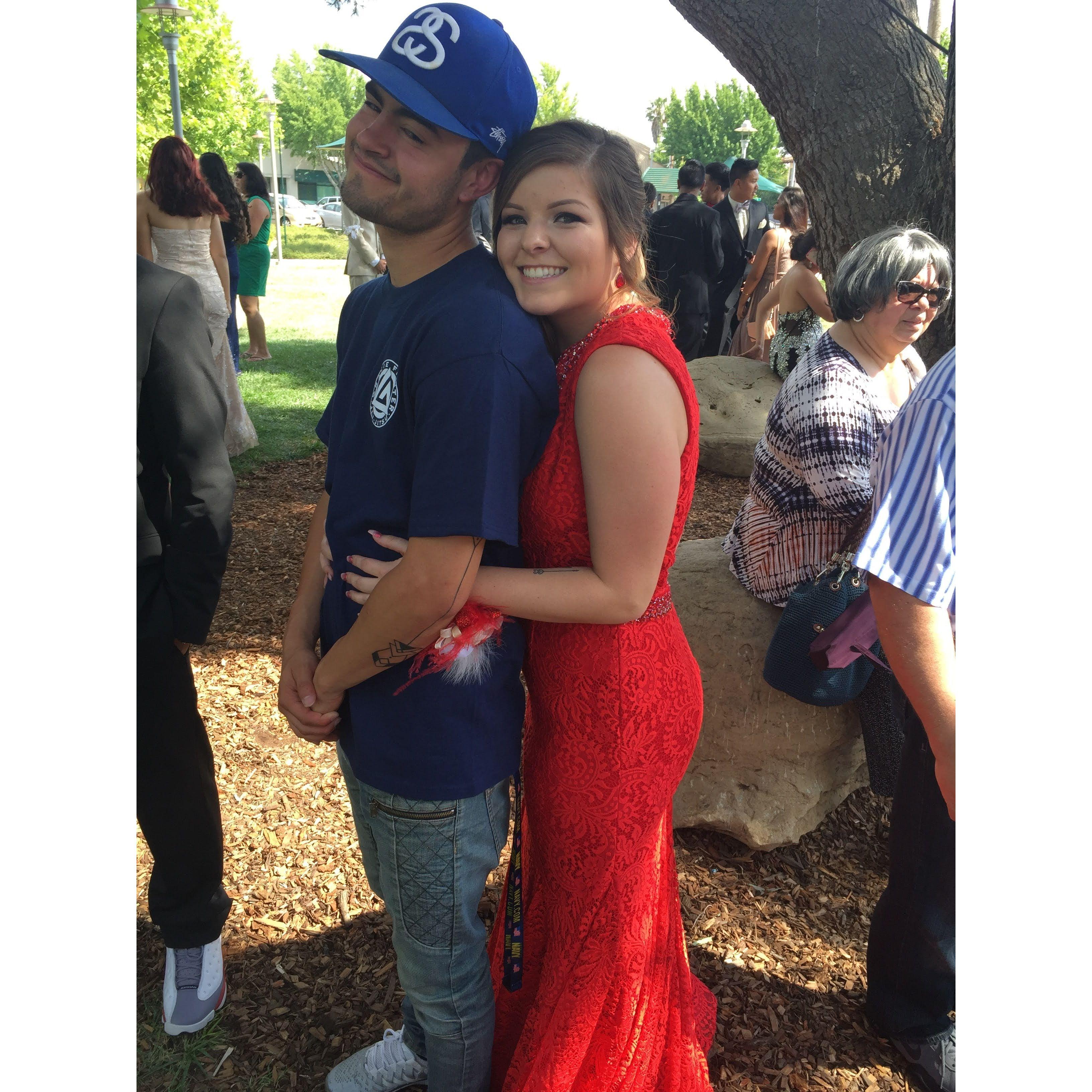 May 28, 2016 | Baylee's senior prom. At this point, we knew we liked eachother a little bit ;) Baylee was already living in Texas, but came back to spend senior weekend with friends.