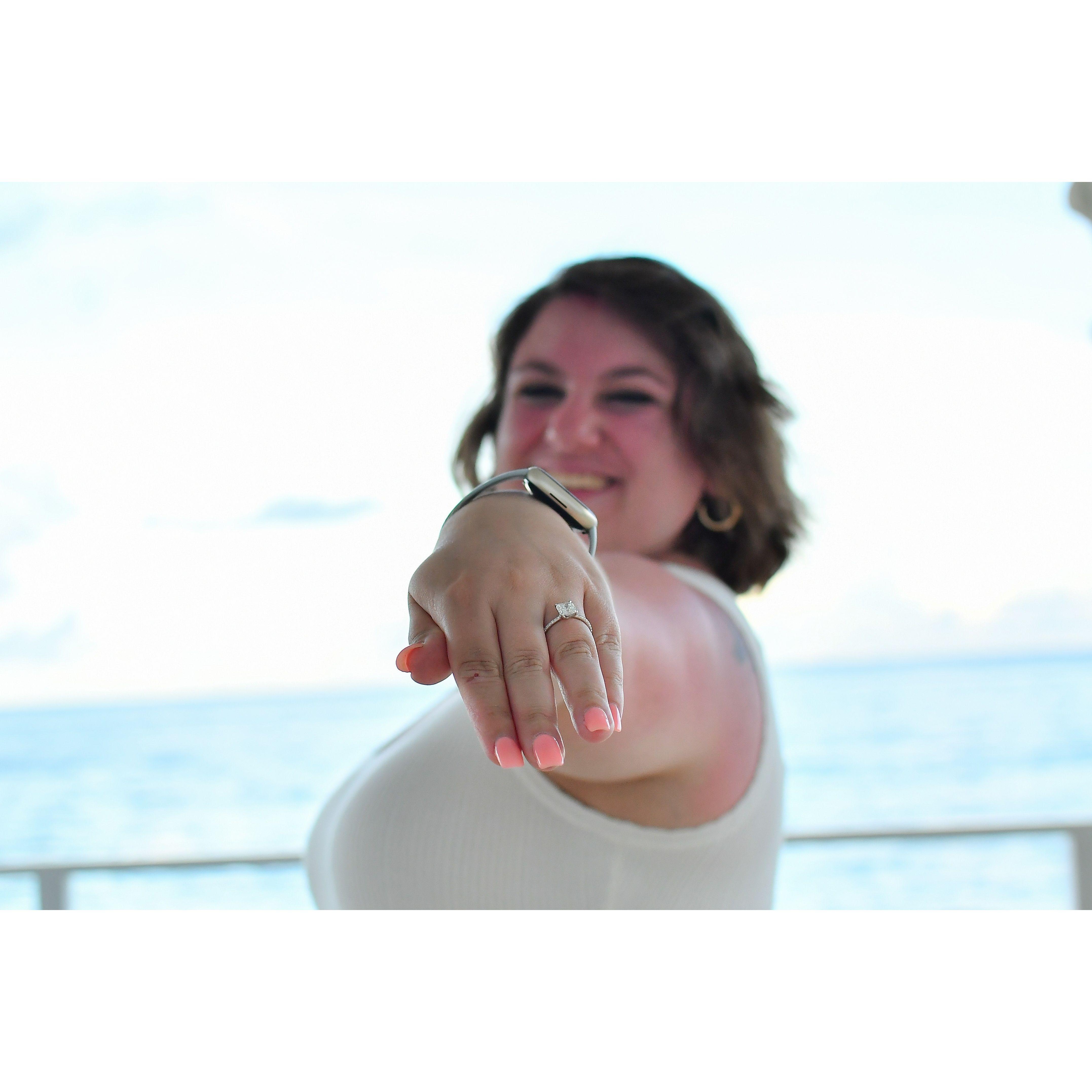 But seriously, look how amazing he did with the ring!!!!