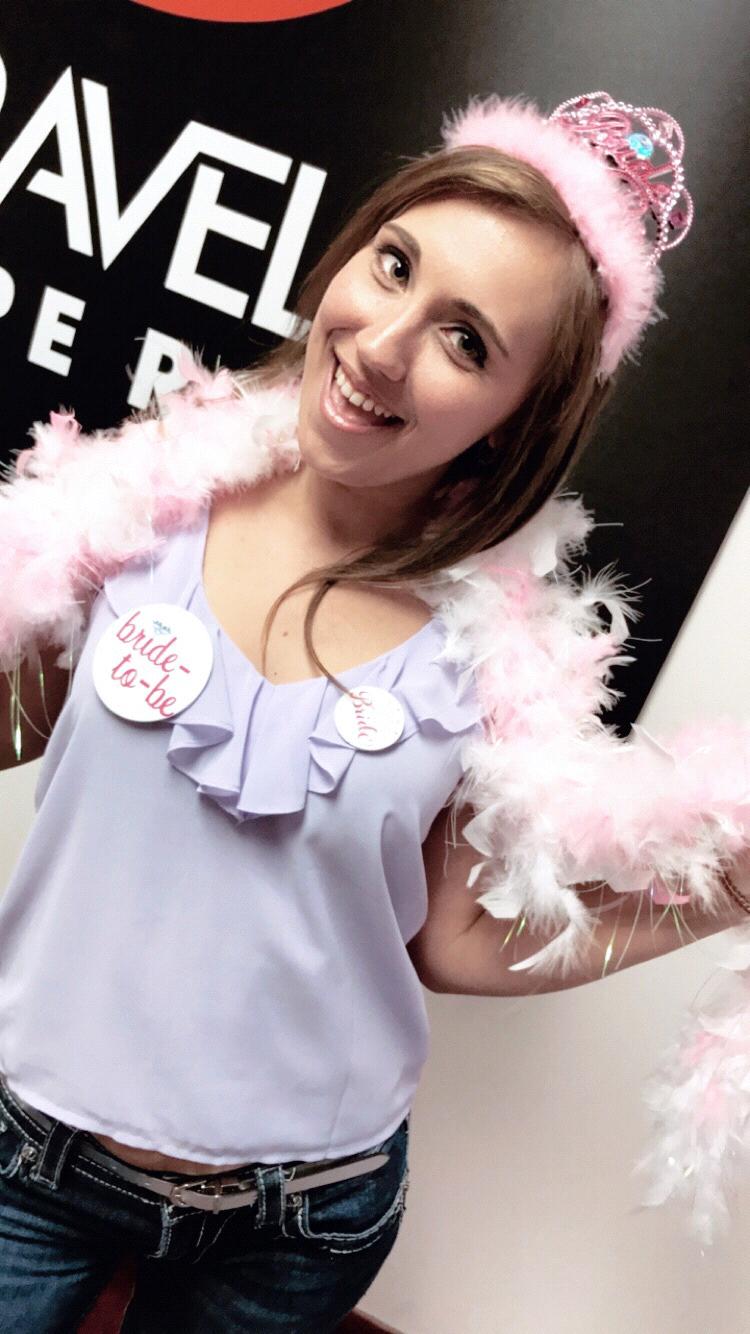 McKenzie ready to celebrate at her bachelorette party: May 12, 2018.