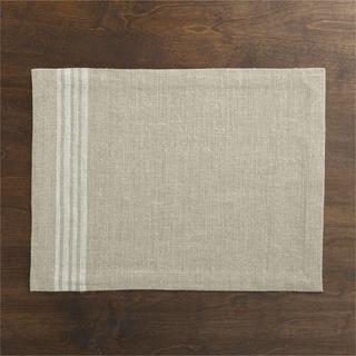 Easton White Stripe Placemat, Set of 4