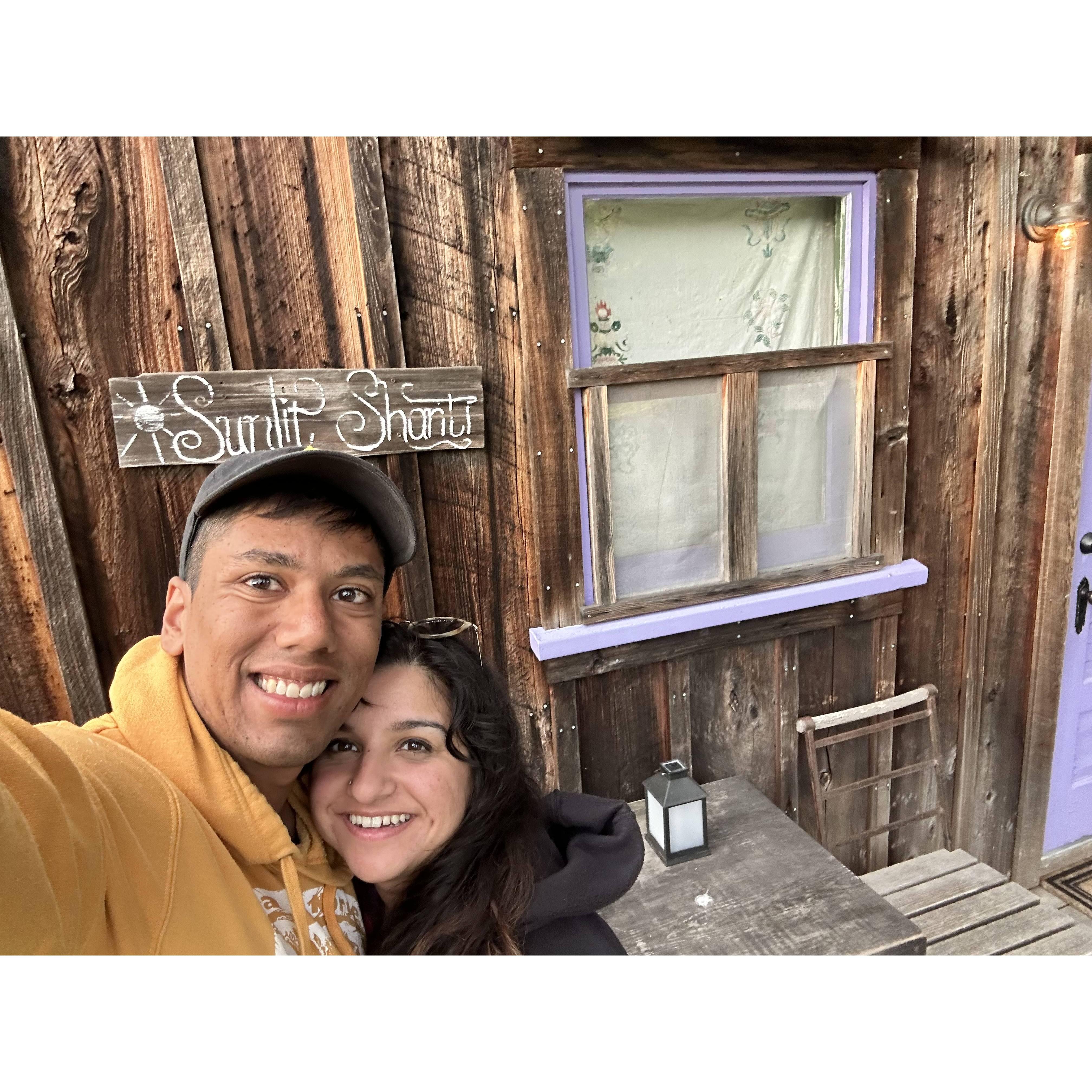 Glamping in Mendocino, California!