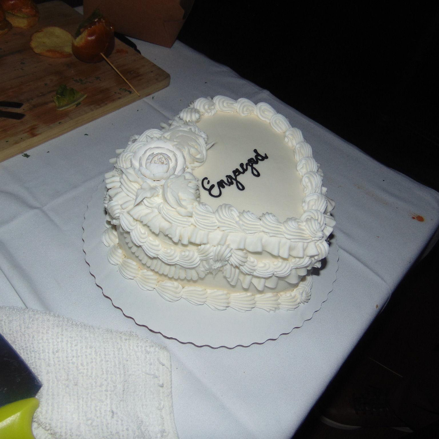 The night we got engaged!