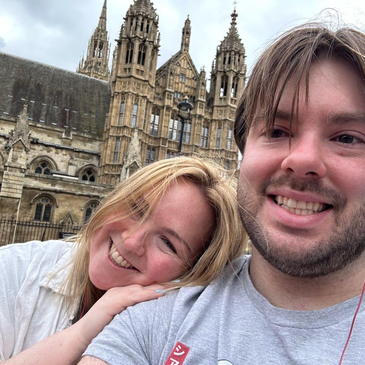 Riding a double decker bus in London (2024)
