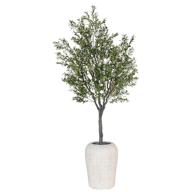VYNT Olive Tree Artificial 10 Feet Tall, Fake Indoor Tree, Faux Decorative Tree