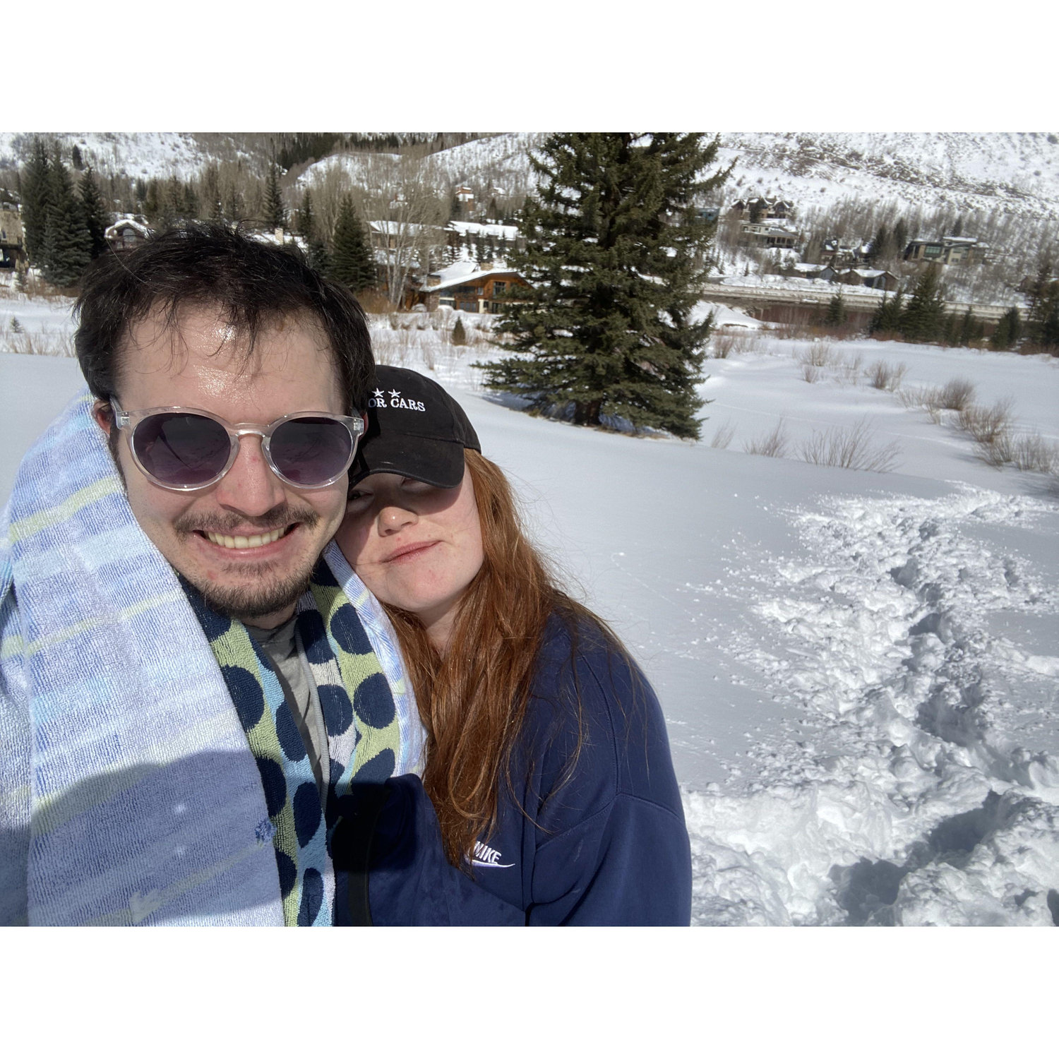 Our first picture together in Vail