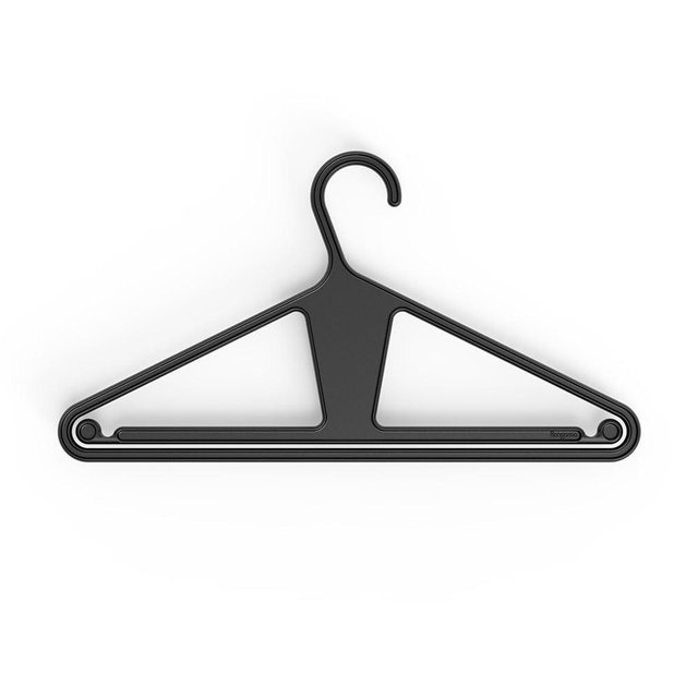 Kangaroo™ 100% Recycled High-Strength Clothing Hanger, Pants, Shirt, Jacket Hanger - Patented, Heavy Duty, Recycled, Suit Hanger, Coat Hanger, Non-Slip, Hangeroo™ (Charcoal 30-Pack)