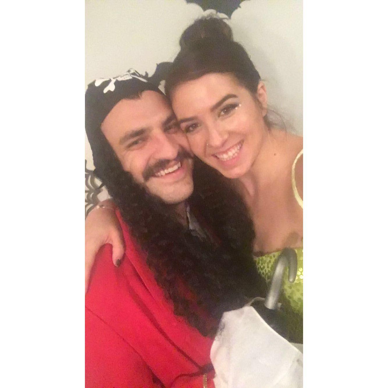 Halloween 2018 - Captain Hook and Tinker Bell