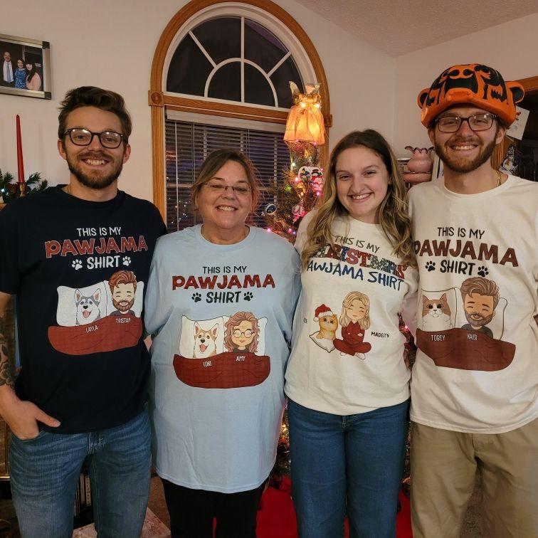 Christmas 2023 - Tristan, Amy, Madelyn, and Kaleb