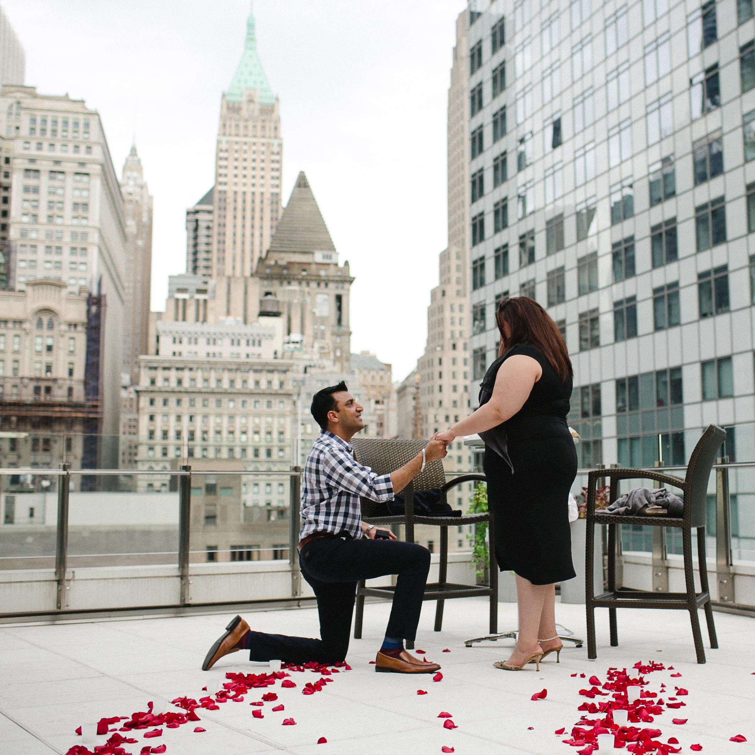 The Proposal! On top of the world in NYC