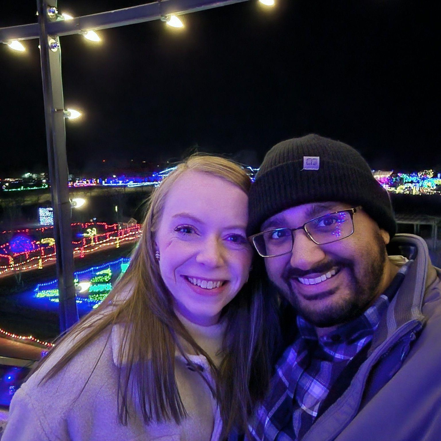 Our first visit to the Powell Gardens holiday lights display. We have gone every year since!