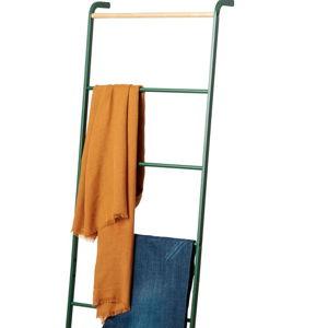 Yamazaki Home Leaning Ladder Hanger-Bathroom Storage Rack Holder Stand | Steel, One Size, Forest Green