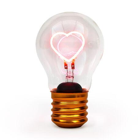 Heart Rechargeable Bulb Light