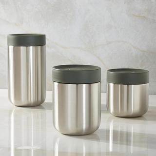 Nommie 3-Piece Stainless Steel Food Container Set