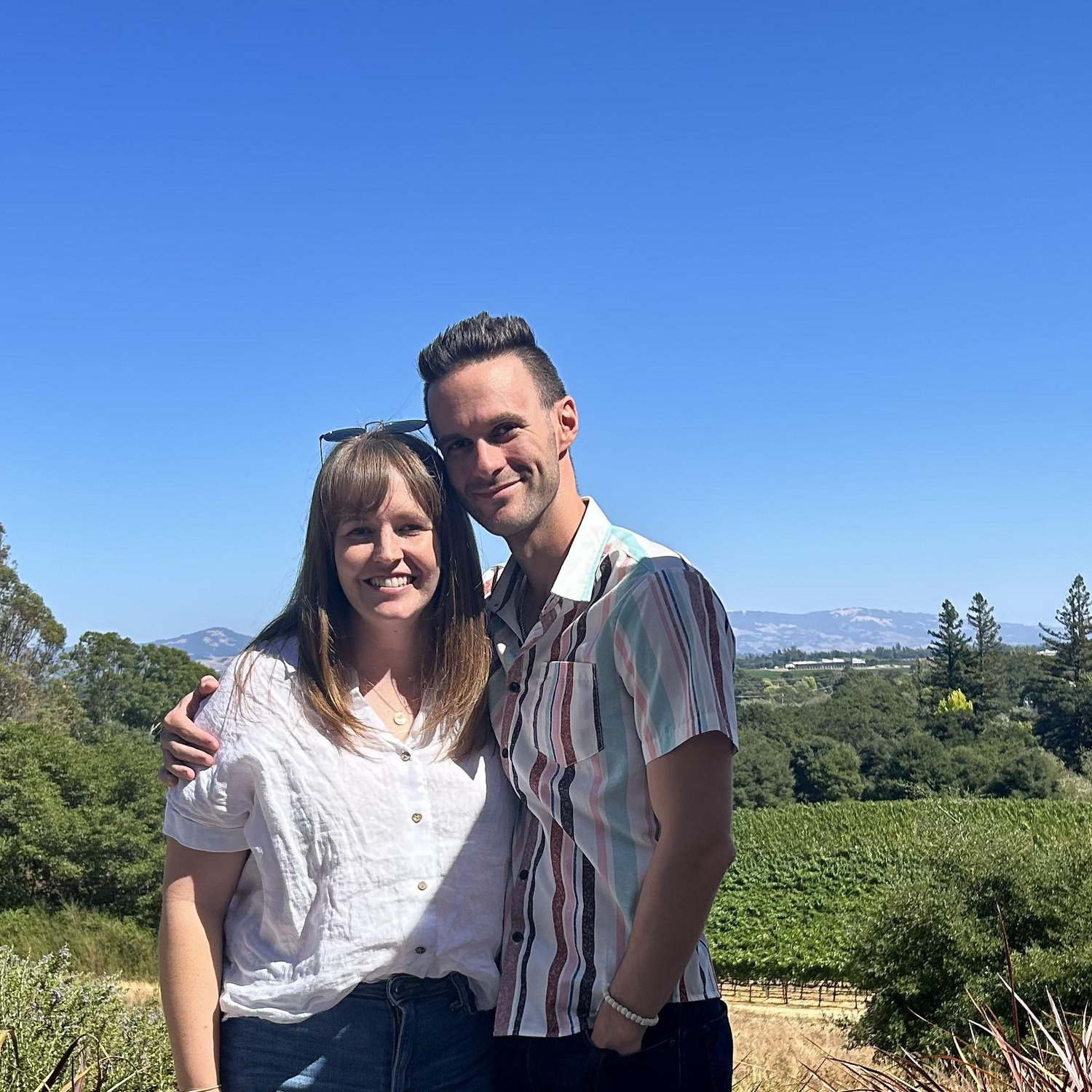 Wine tasting in Santa Rosa.